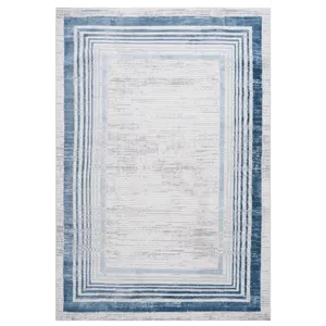 6\' x 9\' Bordered Non-Shedding Living Room Bedroom Dining Home Office Stylish And Stain Resistant A