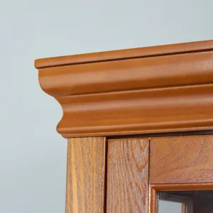 Curio Cabinet Lighted Curio Diapaly Cabinet With Adjustable Shelves And Mirrored Back Panel, Tempere