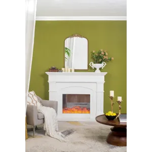 Arch Mirror, Baroque Inspired Wall Decor For Bathroom Bedroom Living Room - Gold