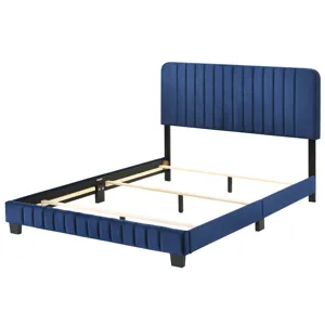 Lodi - G0409-FB-UP Full Bed - Navy Blue
