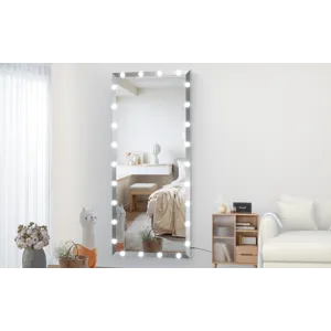 Hollywood - Full Length Mirror With Lights Oversized Full Body Vanity Mirror With 3 Color Modes Ligh