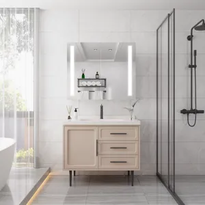 36 x 30\" Medicine Cabinet With LED Vanity Mirror, Anti-Fog, Dimmable, Recessed Or Surface Mount, Al