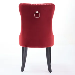 Classic Velvet Dining Chairs, High-End Tufted Solid Wood Contemporary Velvet Upholstered Dining Chai