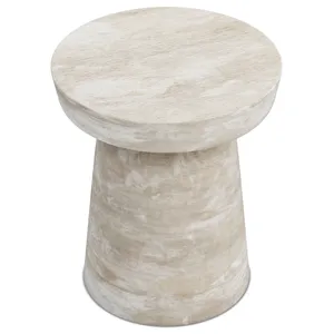 Robbie - Accent Table - Distressed White Wash