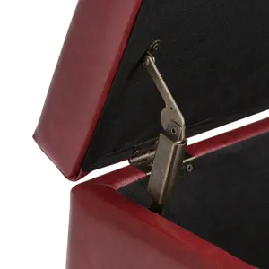 Dover - Storage Ottoman Bench - Radicchio Red