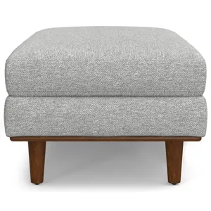Morrison - Large Rectangular Ottoman - Mist Grey