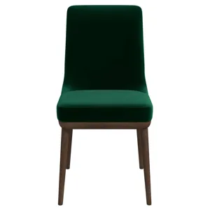 Laura - Mid-Century Modern Solid Wood Dining Chair (Set of 2) - Green