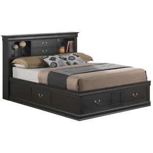 Louis Phillipe - G3150B-FSB Full Storage Bed - Black