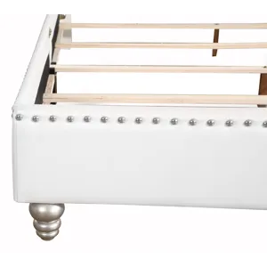 Maxx - G1938-FB-UP Tufted Upholstered Bed - White