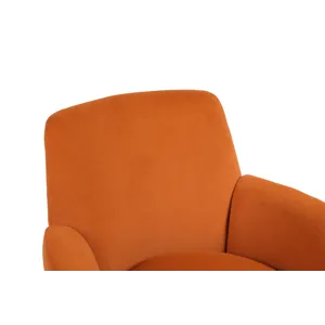 Velvet Swivel Barrel Chair, Swivel Accent Chairs Armchair For Living Room, Reading Chairs For Bedroo