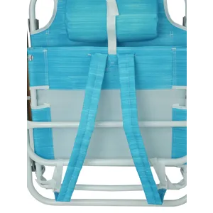 Backpack Beach Chair For Adults, Beach Towel, 5 Position Chair With Pouch Folding Lightweight Positi