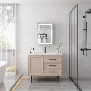 20 x 28\" Bathroom Medicine Cabinet With Mirror Wall Mounted LED Bathroom Mirror Cabinet With Lights