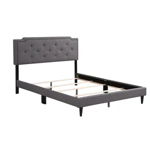 Deb - G1104-QB-UP Queen Bed (All in One Box) - Gray