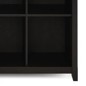 Amherst - 12 Cube Storage Bookcase - Hickory Brown