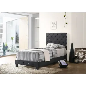 Suffolk - G1407-TB-UP Twin Bed - Black