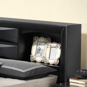 Marilla - G1500G-QSB3 Queen Storage Bed - Black