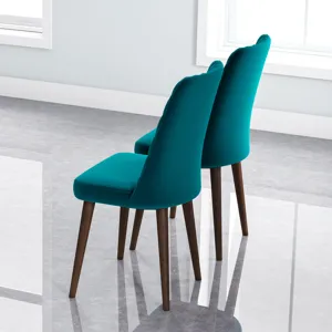 Katie - Mid-Century Modern Dining Chair (Set of 2) - Blue