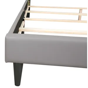 Deb - G1112-Tb-Up Twin Bed - Light Gray