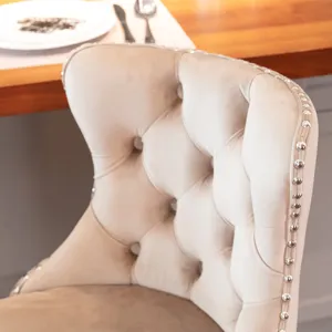 Swivel Velvet Barstools Adjusatble Seat Height From 25-33\", Modern Upholstered Chrome Base Bar Stoo
