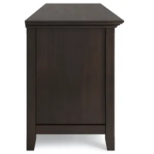 Amherst - 72\" Wide TV Media Stand - Brunette Brown