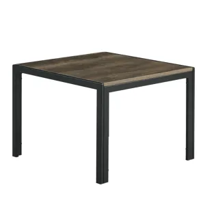 Nesting Coffee Table (Set of 2), Square Modern Stacking Table With Wood Finish For Living Room - Gra