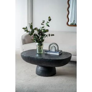 Oval Coffee Table - Black
