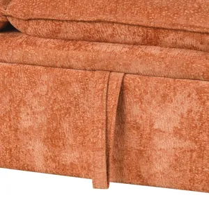 Convertible Sofa Bed Sectional Sofa Sleeper L-Shaped Sofa With A Storage Ottoman, Two Pillows, Two P