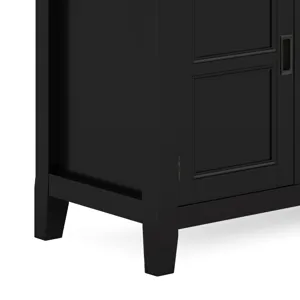 Burlington - 72\" TV Media Stand - Black
