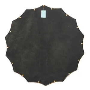 Round Sunburst Wall Mirror, Wall Decor Mirror For Entryway Bedroom Living Room - Gold