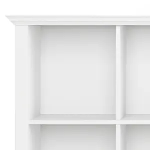 Acadian - 8 Cube Storage Sofa Table - White