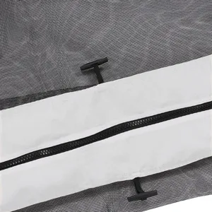 Outsunny - 10\' x 13\' Replacement Mesh Sidewall Netting For Patio Gazebos And Canopy Tents With Zip