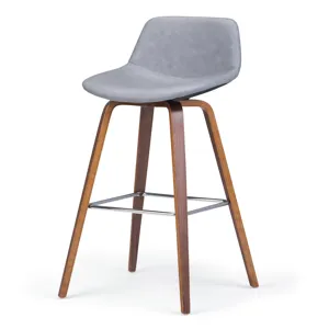 Randolph - Bentwood Counter Height Stool (Set of 2) - Stone Grey