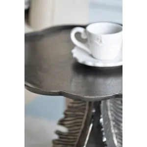 Leaf Side Table - Silver