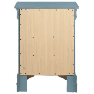 Louis Phillipe - G3180-3N 3 Drawer Nightstand - Teal