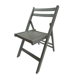 Folding Special Event Chairs, Foldable Style (Set of 4) - Gray