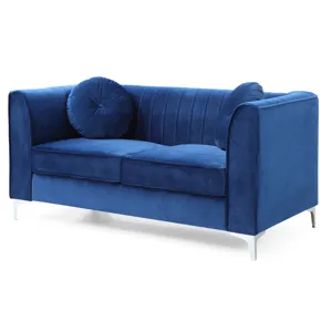 Delray - G791A-L Loveseat (2 Boxes) - Navy Blue