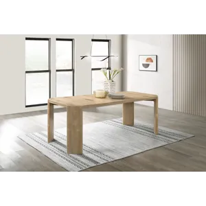 Magnus - Extendable Rectangular Dining Table - Oak Finish