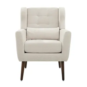 Modern Accent Chair Upholstered Foam Filled Living Room Chairs Comfy Reading Chair Mid-Century Moder