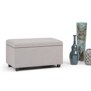 Cosmopolitan - Storage Ottoman - Cloud Grey