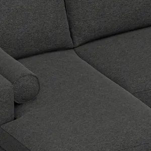 Morrison - Left Sectional Sofa - Charcoal Gray