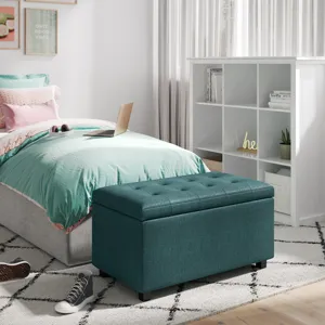 Cosmopolitan - Storage Ottoman - Teal