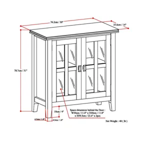 Artisan - Low Storage Cabinet - Distressed Grey