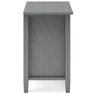 Warm Shaker - Bedside Table - Fog Grey