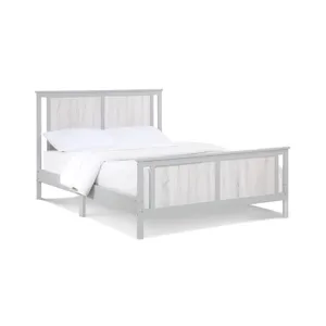 Connelly - Reversible Panel Full Bed - Gray/Rockport Gray