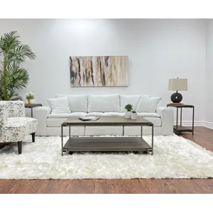 Corbeta - 3 Piece Metal Frame Wood Living Room Coffee Table And 2 Chairside Tables Set, Aged Graphit