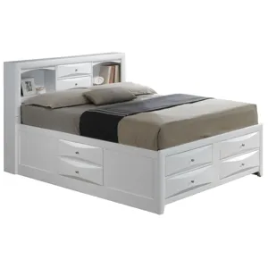Marilla - G1570G-KSB3 King Storage Bed - White