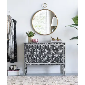 Circle Wall Mirror With Metal Frame, Accent Mirror For Living Room, Entryway, Office - Gold