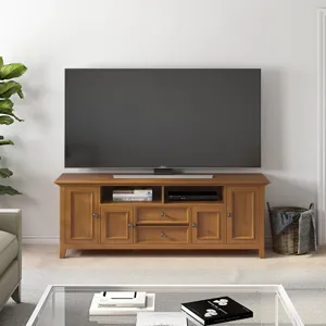 Amherst - 72" Wide TV Media Stand - Light Golden Brown
