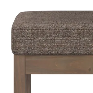 Milltown - Footstool Small Ottoman Bench - Mink Brown