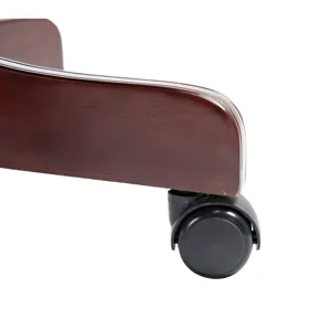 Executive Office Chair, High Back Reclining Comfortable Desk Chair With Smooth Glide Caster Wheels -